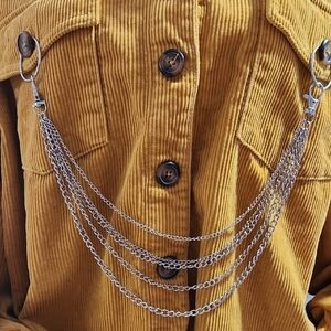 Nipple Chain With Rings 5 Layers